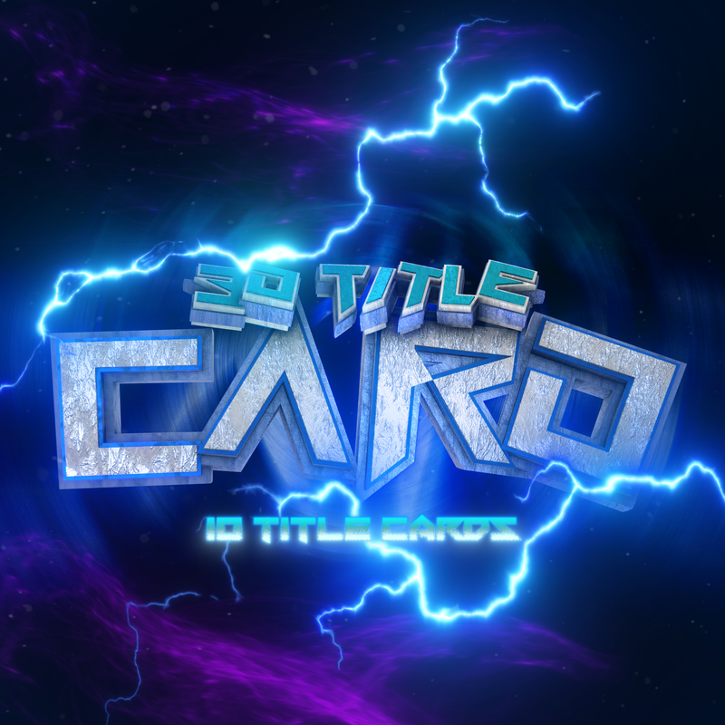 3D TITLE CARD PACK